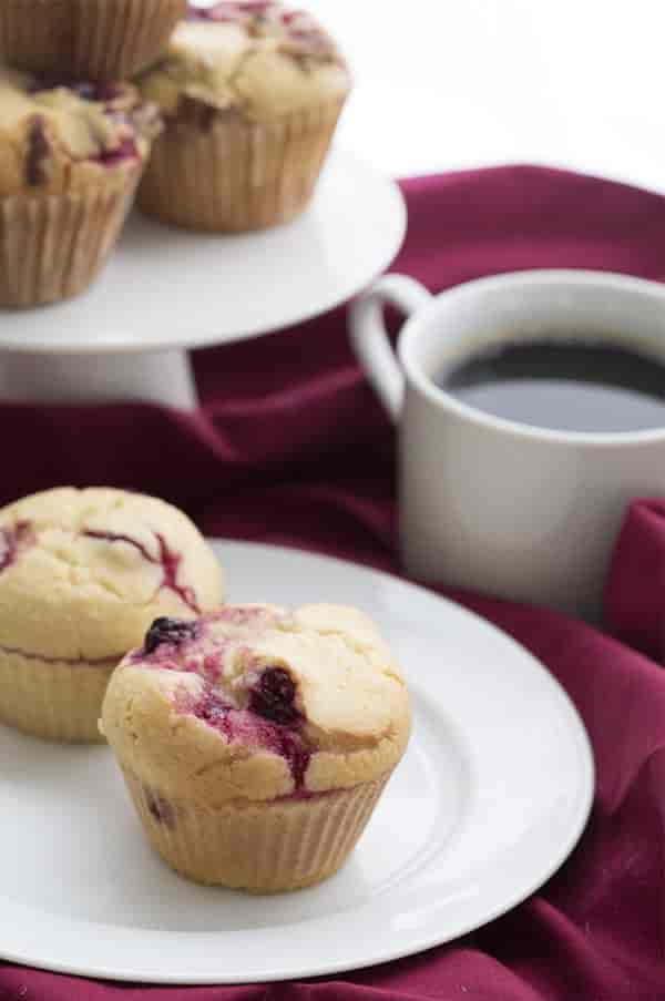 Low Carb Cranberry Muffins