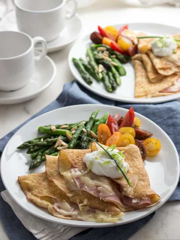 Cheese and Ham Crepes