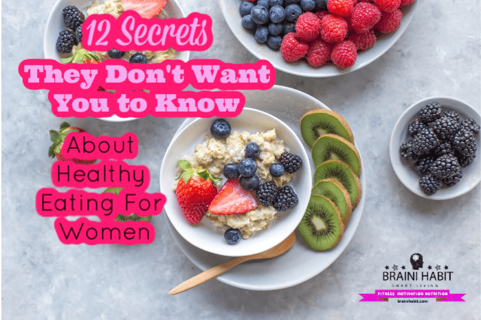 12 Secrets They Don't Want You to Know About Healthy Eating For Women Controlling the size of your portions is one of the best ways to reduce the amount of food you consume, without restricting your dietary choices or getting obsessed with calories. There are many different habits and tricks which you can use to make it easy and sustainable for the long term and ultimately lead a healthier life. #healthyeatinghabits #lose weight #weightlossforwomen #nutrition