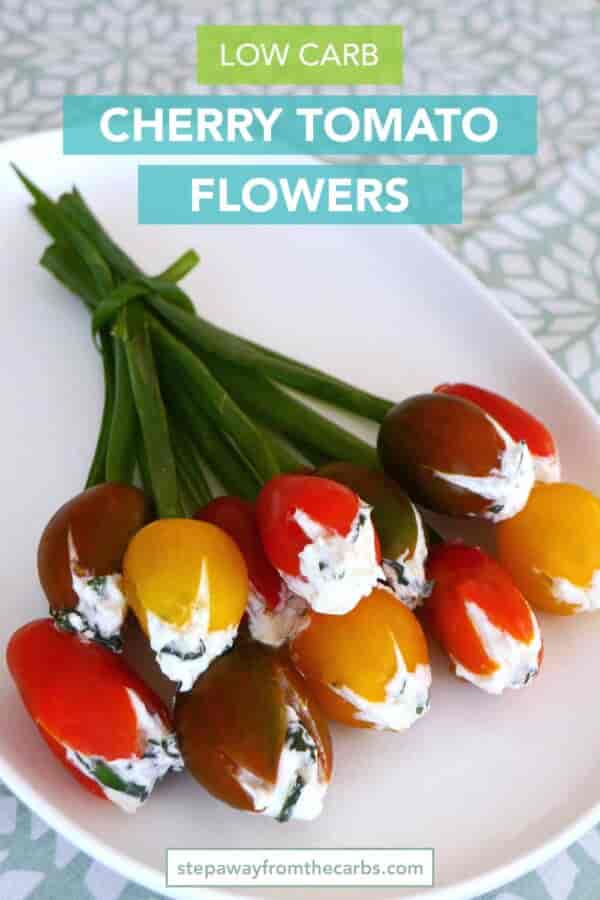 Low Carb Cherry Tomato Flowers