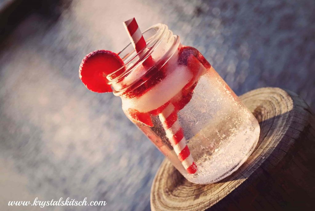 Spiked Strawberry Spritzer