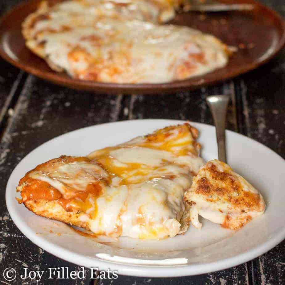 Low Carb Pizza in a Skillet