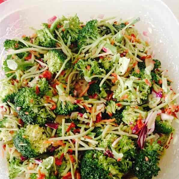 Sweet & Tangy Broccoli Salad