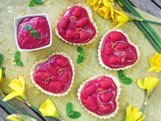 Raspberry Curd Hearts