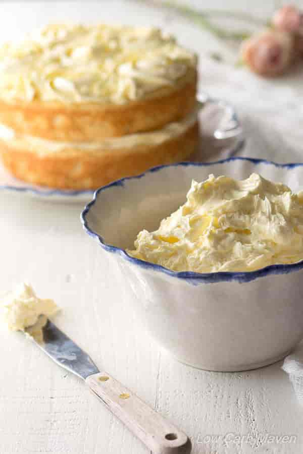 Sugar Free French Buttercream Frosting