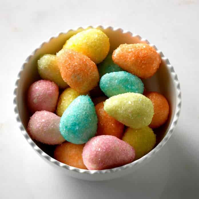 20. White Chocolate Easter Egg Candies