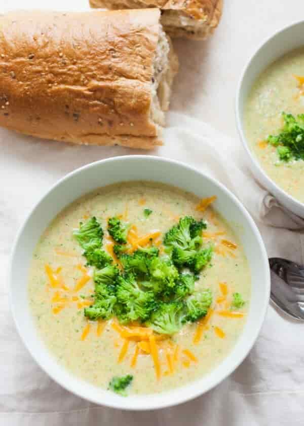 One-pot Broccoli Cheddar Soup