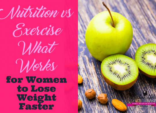 Nutrition vs Exercise - What Works for Women to Lose Weight Faster One of the challenges women face, as they journey towards their fitness goal, is figuring out how to lose weight faster. In this article, we are going to take a close look at exercise and nutrition to help you determine the one that is more effective for weight loss. #loseweightfaster #weightlosstips #nutrition #burnfat #weightlossjourney #weightlossforwomen