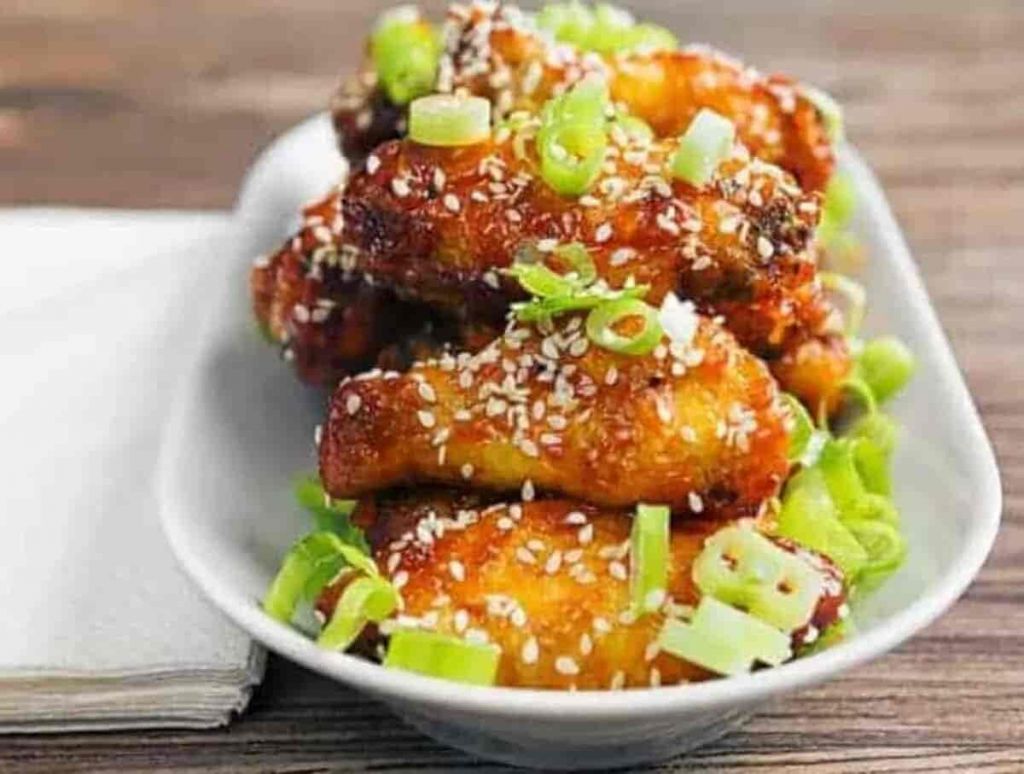 Keto Air Fryer Korean Chicken Wings