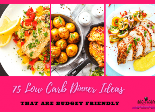 75 Low Carb Dinner Ideas That Are Budget Friendly #low carb dinner ideas, #easy low carb meal, #low carb diet, #low carb recipes, #meal ideas