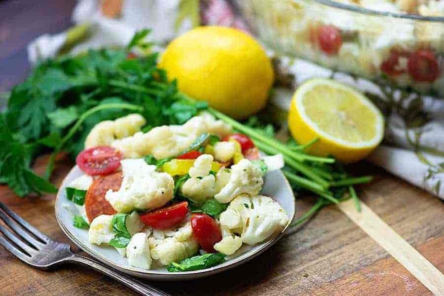 Italian Cauliflower Salad