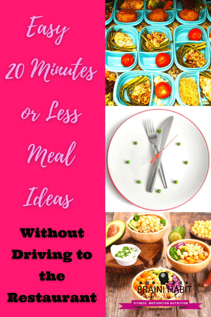 Easy 20 Minutes or Less Meal Ideas Without Driving to the Restaurant #easylow carb meal, #lowcarbdiet, #lowcarbrecipes, #mealideas