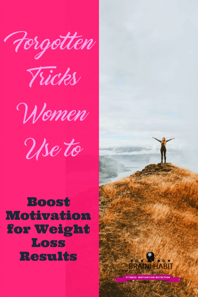 Forgotten Tricks Women Use to Boost Motivation for Weight Loss Results Everyone loses motivation from time to time, so these tips and tricks might prove helpful to you in finding the strength to continue on your journey to weight loss. #countingcalories #weightlossgoals #weightlossmotivation #weightlossjourney
