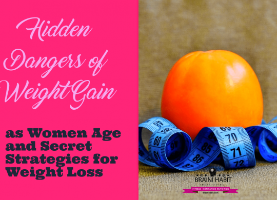 Hidden Dangers of Weight Gain as Women Age and Secret Strategies for Weight Loss Age-related weight gain in women is caused by a combination of factors – becoming less physically active, having less time to eat healthy, life getting more stressful, and female hormones starting to naturally decline. #lean protein for women #weight loss for women #lose weight #dieting tips