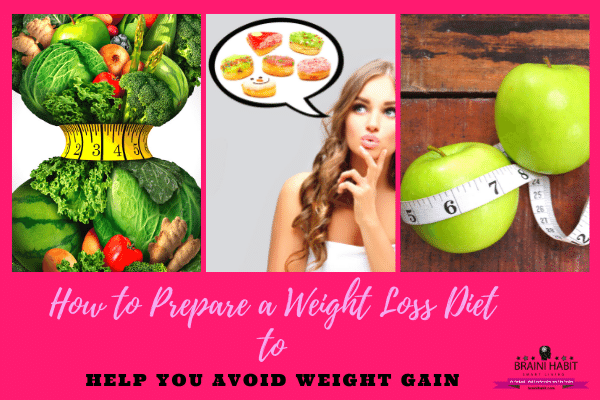 How to Prepare a Weight Loss Diet to Help You Avoid Weight Gain #habit guides, #motivation, #lose weight, #weight loss for women, #weight loss journey