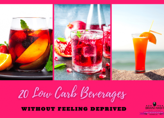 Low Carb Beverages Without Feeling Deprived #low carb beverages, #easy low carb meal, #low carb diet, #low carb recipes, #meal ideas