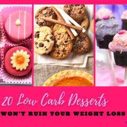 Low Carb Desserts That Won’t Ruin Your Weight Loss #low carb desserts,#easy low carb meal, #low carb diet, #low carb recipes, #meal ideas