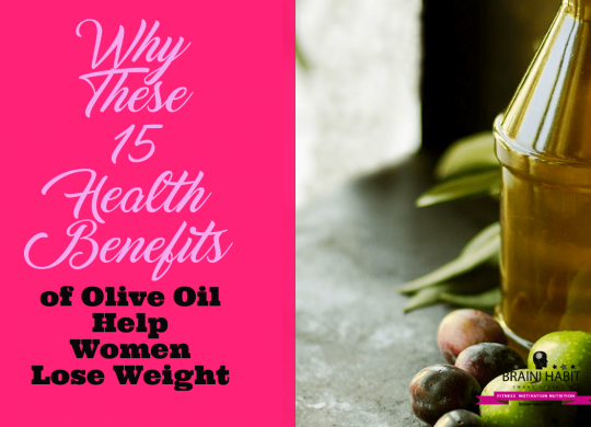 Why These 15 Health Benefits of Olive Oil Help Women Lose Weight Many women trying to lose weight have read a lot of books on olive oil and use the supplement and pills for this purpose. Is there really a weight loss benefit in addition to the numerous health benefits of olive oil? #blood sugar #extra virgin oil #lose weight #weight loss for women #weight loss tips